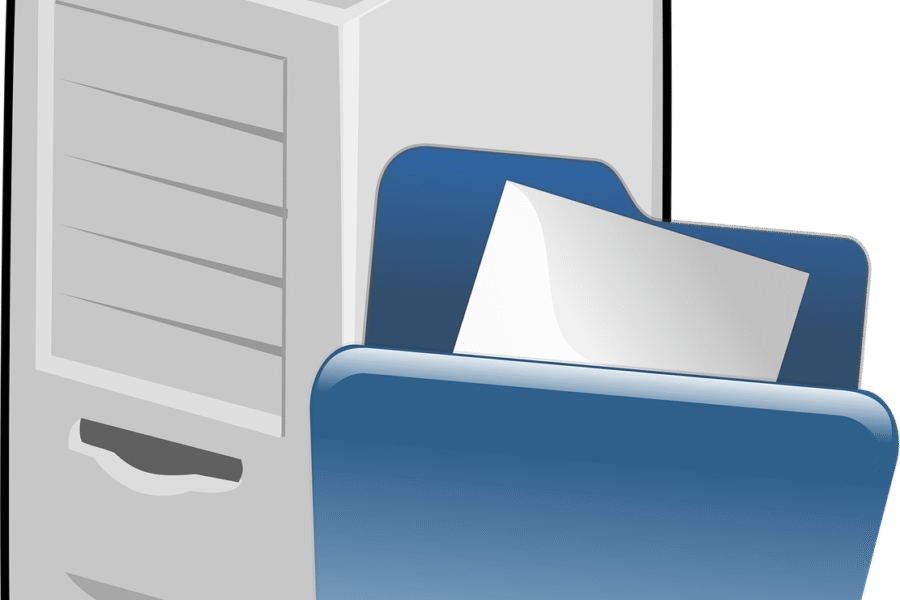 Free computer file network vector