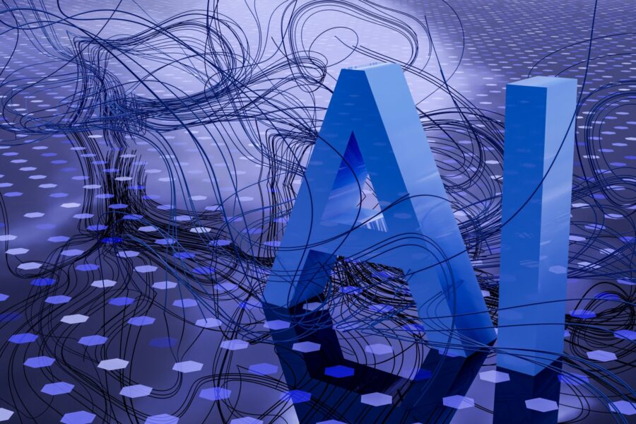 a-computer-generated-image-of-the-letter-a