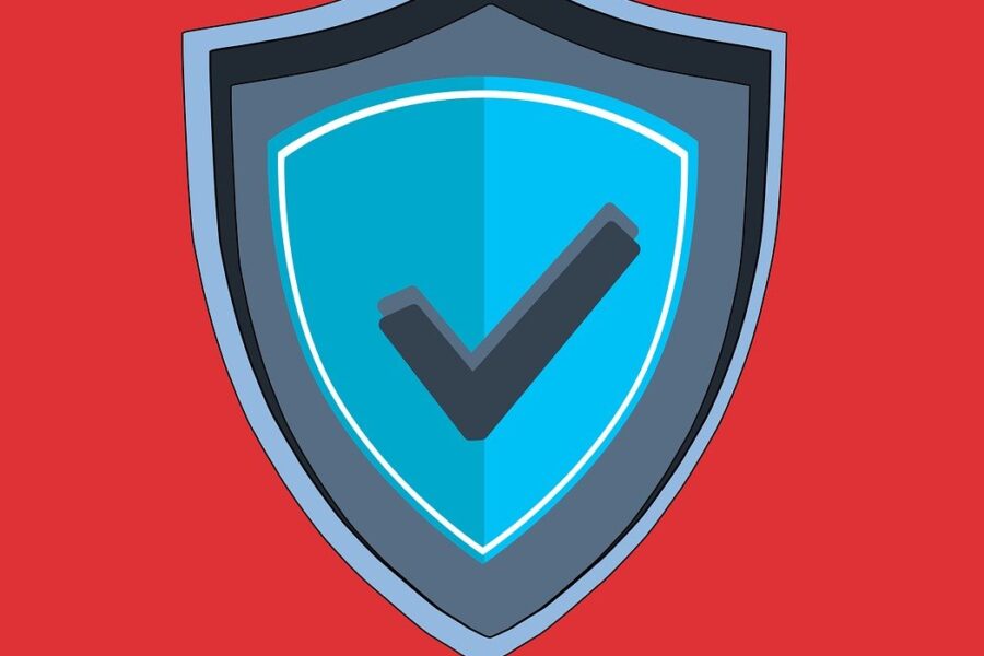 Free sign security coat of arms vector